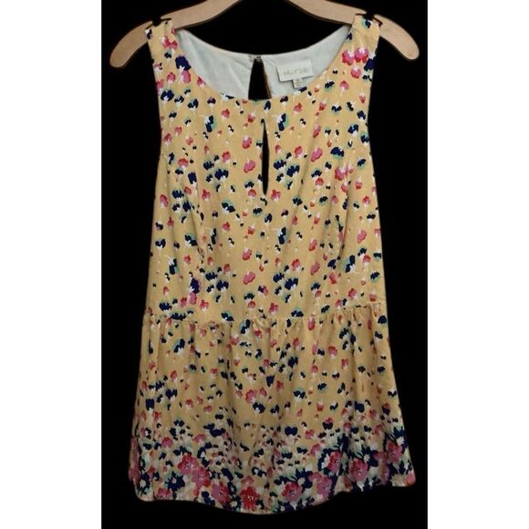 Mod Cloth Confetti Top Tank with Cut-Out Back. 1X - Picture 2 of 7